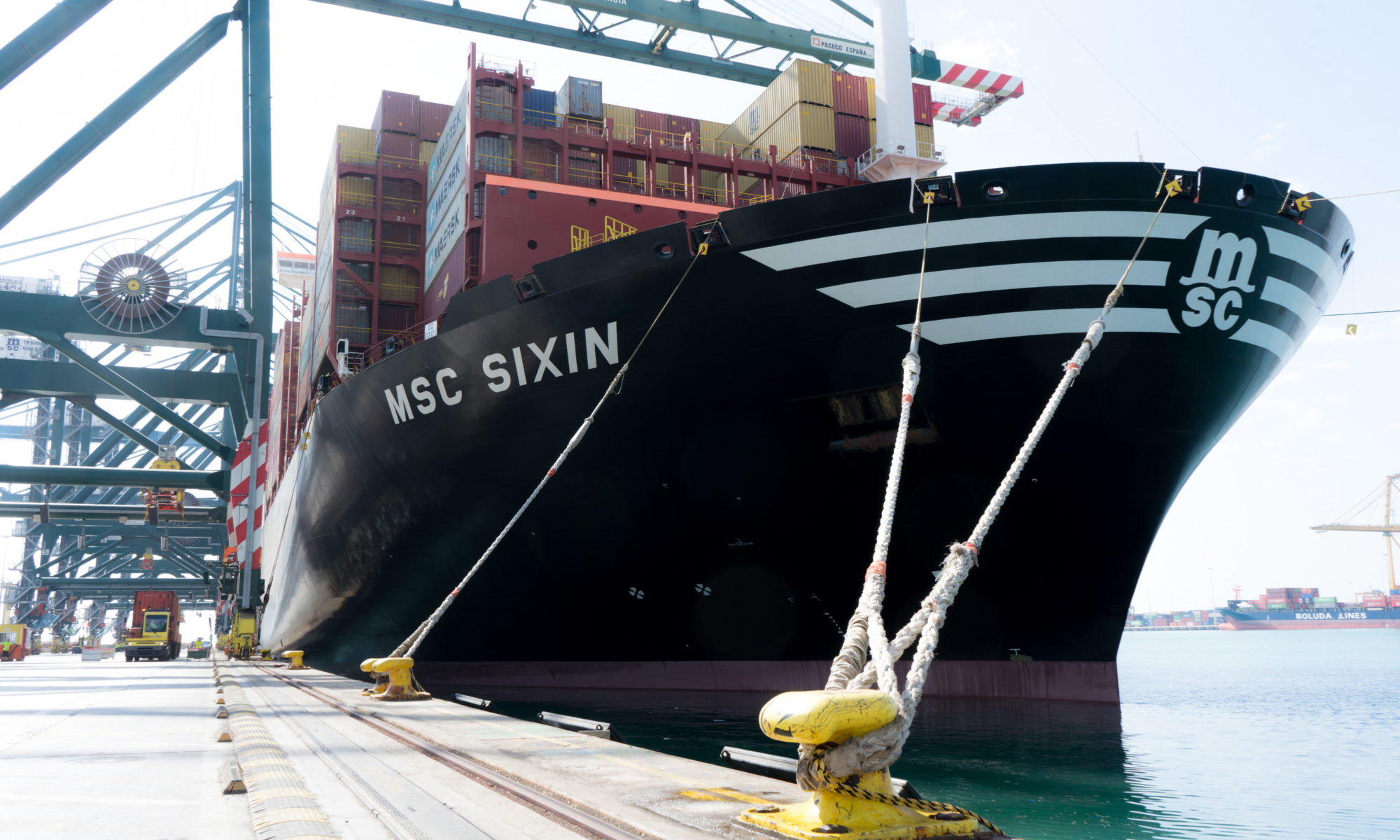 Prima aguja Rebaja Naranjas castellonenses parten del Puerto de València con rumbo a la India  en el buque MSC SIXIN con capacidad para 23.756 TEU – Valenciaport
